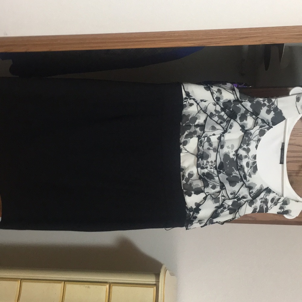 Black and white dress